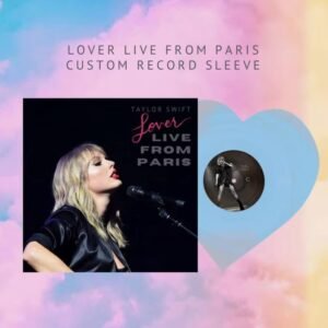 Lover Live From Paris 12' Custom Record Vinyl Sleeve Cardboard